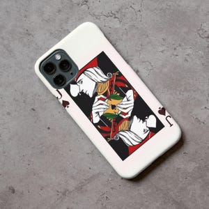 Poker Card Aesthetic Full Print iPhone Case for iPhone 16 Pro Max, iPhone 16 16E 15 14 13, iPhone Pro Max, iPhone Pro Plus