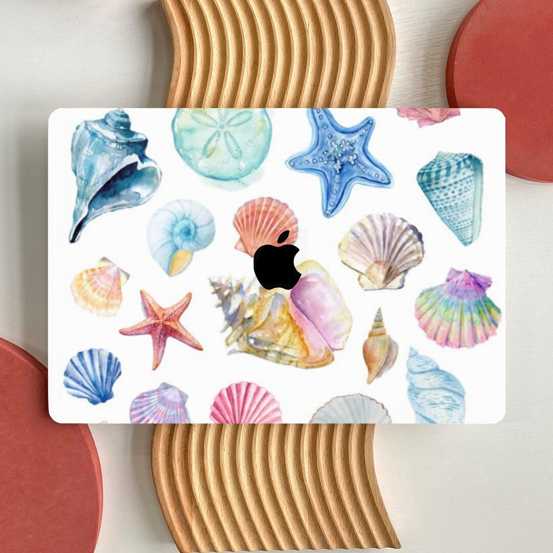 Cute Seashells Aesthetic MacBook Case for MacBook Air 15 13, MacBook ...