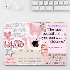 Bibel Vers Ästhetik Scrapbook Hülle für MacBook Air 15 13, MacBook Pro 16 14 13, MacBook Neo, M5 M4 M3 M2, Schutzhülle