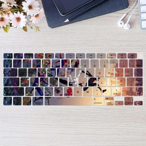 Spider Fanart Aesthetic Keyboard Cover for MacBook Pro 13 14 16 inch, MacBook Air 13 15, M4 M3 M2 M1 All Model, Laptop Keyboard Skin