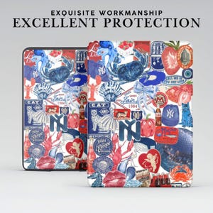 Custodia Kindle con impugnatura per album di ritagli di frutta e cibo per Kindle Paperwhite 12/11 da 7"/6,8", Kindle Colorsoft Signature Edition, Kindle 11/10/8