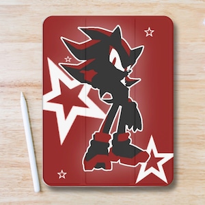 Gaming Fanart Aesthetic iPad Case w Pen Slot, Slim Trifold Stand iPad Flip Case for iPad Pro 13 12.9 11, iPad Air 13", Air 5 4, iPad Mini