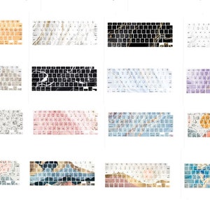 Design Personalized Print Keyboard Cover with Cam Cover for MacBook Air 13 / MacBook Pro 13 14 16