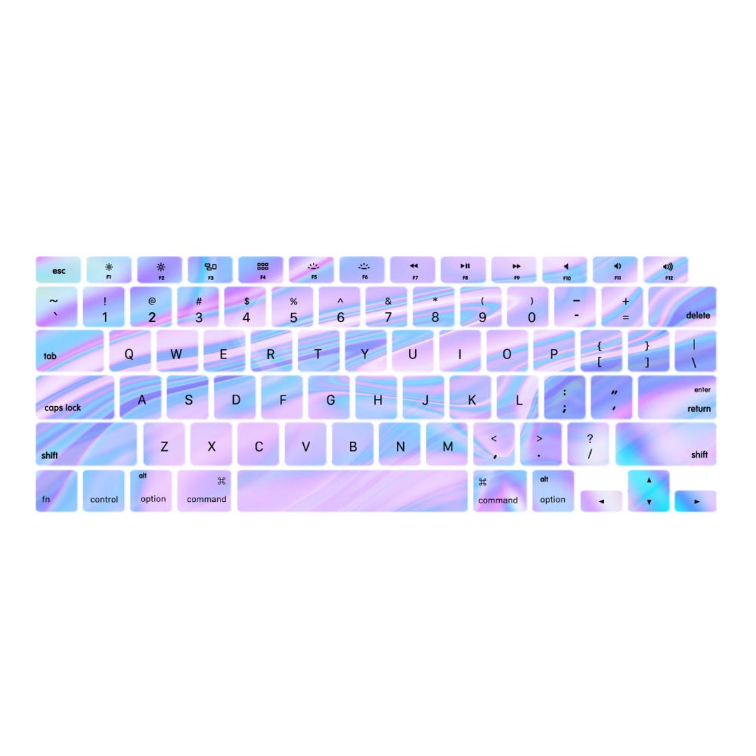 Watercolor Custom Keyboard Cover for MacBook Pro 16 14 13 / MacBook Air ...