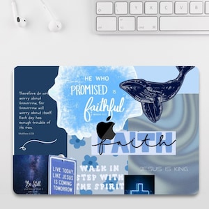 Bibel Zitate ästhetische MacBook Hülle für MacBook Air 15 13, MacBook Pro 16 14 13 Zoll, M3 M2 M1, MacBook Collage Hülle