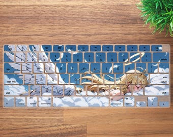 Anime-Style Angel Keyboard Cover for MacBook Neo, MacBook Air, MacBook Pro