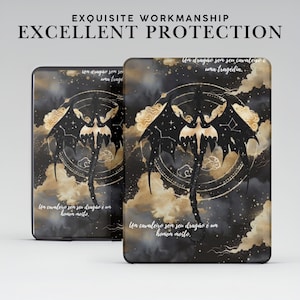 Custodia Kindle Fourth Wing Fanart Aesthetic con impugnatura per Kindle Paperwhite 12/11 da 7"/6,8", Kindle Colorsoft Signature, Kindle 11/10/8