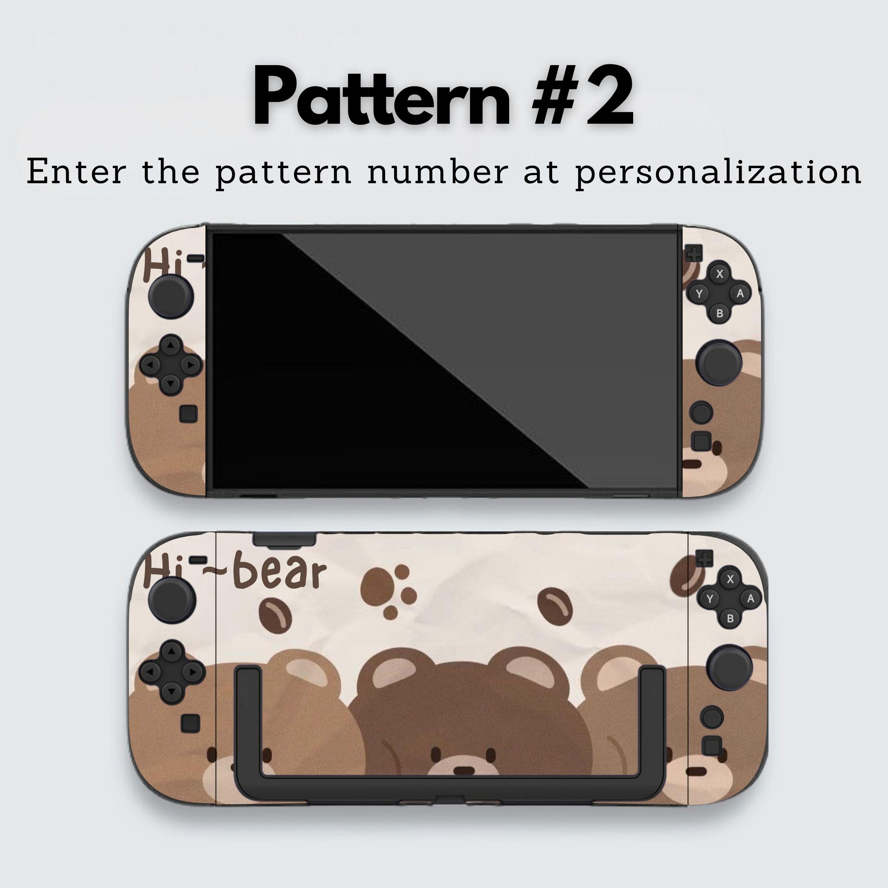 Cute Teddy Bear Switch Cover Case for Nintendo Switch 2 2025