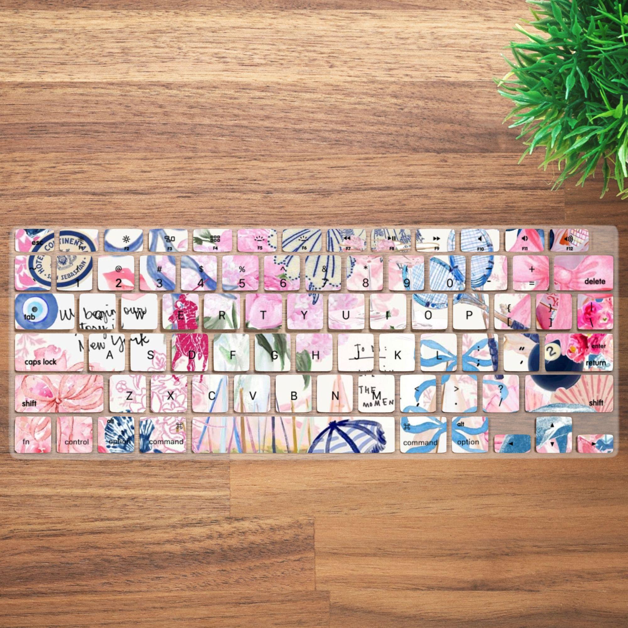 Summer Collage Aesthetic Keyboard Cover for MacBook Pro 13 14 16 Inch ...