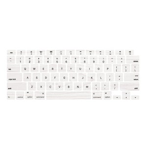 White Marble Personalized Keyboard Skin Cover for MacBook Pro 13 / MacBook Air 13, 2016 - 2020 A2337 A2338 M1