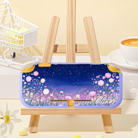 Personalized Night Sky Case for Nintendo Switch Lite, Protective Cover, Shock-Absorption, Anti-Scratch Skin Shell, Optional Screen Protector