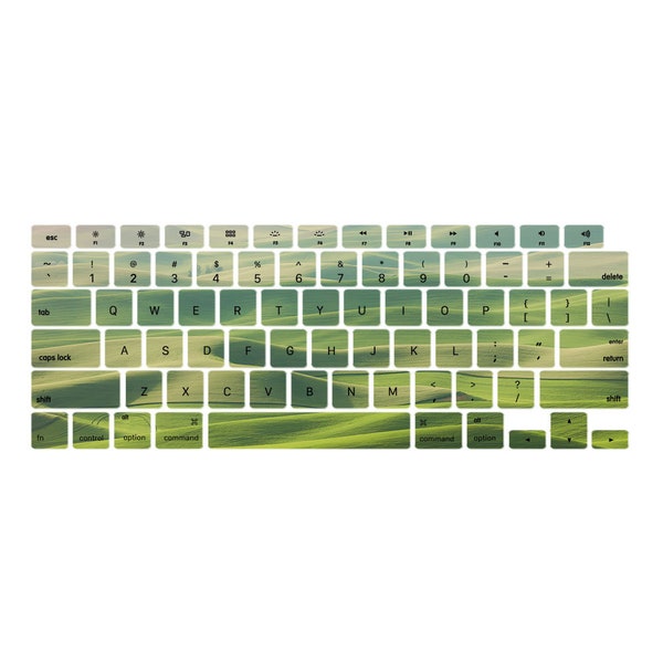 Landscape Printed Custom Keyboard Cover for MacBook Pro 13 / MacBook Air 13, Printed Cover for Macbook 2016 - 2022 A2681 M2 A2337 A2338 M1