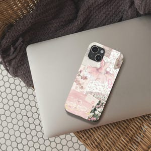 Cute Ballet Aesthetic Collage iPhone Case for  iPhone 16 Pro Max, iPhone 16 15 14 13 12, iPhone Pro Max, iPhone Pro, iPhone Plus