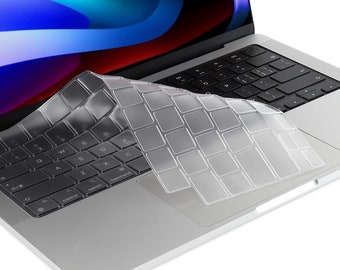Transparent Ultra Thin Clear Keyboard Cover Skin for MacBook Pro 14 16 inch, Macbook Pro 13 Air 13 2016 - 2023 A2681 M2 A2337 A2338 12 15