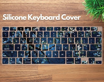 Floral Blossoms Keyboard Cover for MacBook Pro 16 14 13 inch, MacBook Air 15 13, MacBook Neo, Protective Laptop Keyboard Skin