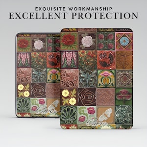 Funda personalizada de cerámica para Kindle con agarre para Kindle de 6", 6.8" y 7", Paperwhite de 12" y 11", Kindle Colorsoft/Scribe/Oasis y Kindle de 10" y 11".