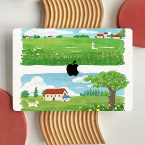Landscape Art Aesthetic MacBook Case for MacBook Air 15 13, MacBook Pro 16 14 13 inch, M4 M3 M2, MacBook Protective Case Cover