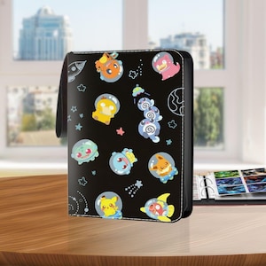 Monster Pattern Trading Card Binder with 400/900 Pockets, Card Storage for TCG/MTG/Sport/Game Card Collection, Gift for Collectors, Kids