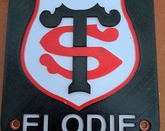 Stade Toulousain Plaque with first name