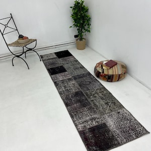2x8 Vintage patchwork kilim runner 2x8 Colorful patchwork kilim runner 2x8 Vintage kilim runner 2x8 Patchwork colorful runner 2x8,265x68 cm