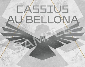 Cassius au Bellona - Digitaal artworkpakket - 11x17 poster