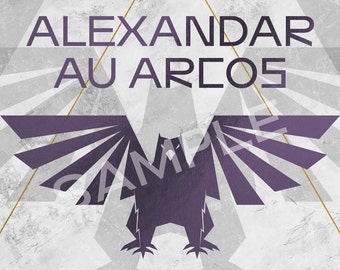 Alexandar au Arcos - Digitaal artworkpakket - 11x17 poster