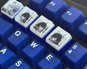 Genshin Impact Handmade Resin Keycap | Columbina | For mechanical keyboards