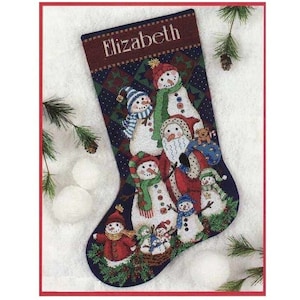 Finished Cross Stitch Christmas Stocking Personalization Christmas Gift Is Made To Order By NatalieARTEmbroidery.
