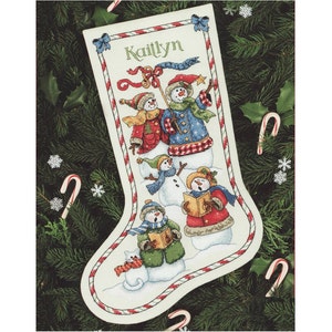 Finished Cross Stitch Christmas Stocking Personalization Christmas Gift Is Made To Order By NatalieARTEmbroidery.