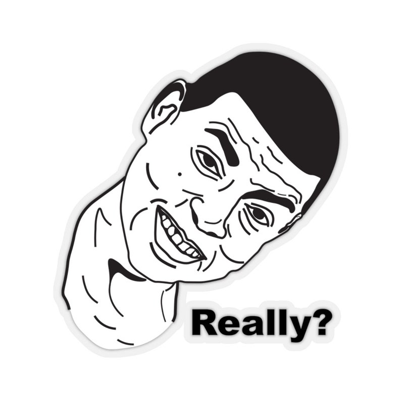 Really Bae Funny Viral Internet Meme Trend Kiss-Cut ...