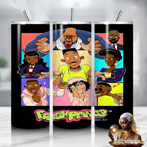 20oz Tumbler Wrap - Fresh Prince (Digital)