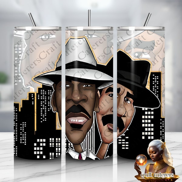 20oz Tumbler Wrap - Harlem Nights (Digital)