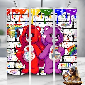 Pride Bear - 20oz Tumbler Wrap (Digital)