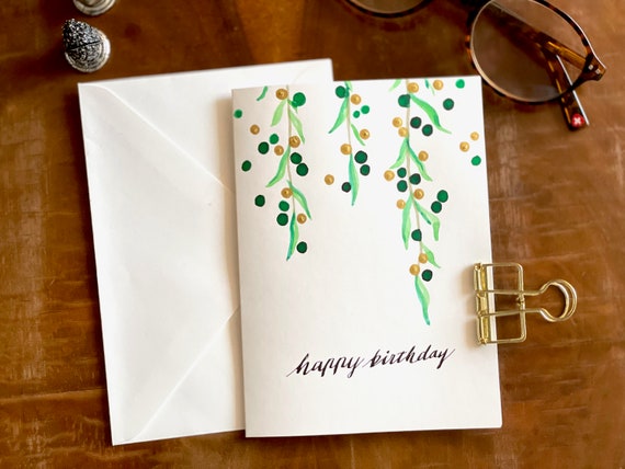 Handmade Birthday Greeting Card. Birthday Card. Handmade Birthday Card.  Unique Birthday Card. Blank Greeting Card. Happy Birthday Card. -   Sweden