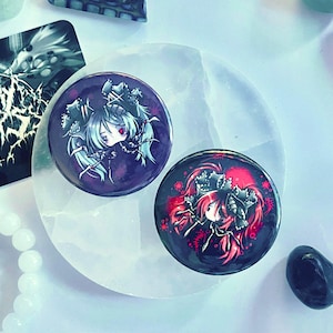 CALNE CA Buttons/badges - Hatsune Miku - Bacterial Contamination Miku - Vocaloid - 44mm