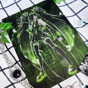 MONSTER MIKU Art Print - Hatsune Miku - Vocaloid - A4 Glossy Art Print
