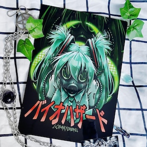 HATSUNE MIKU | Biohazard Miku | Vocaloid | A4 glossy Art Print