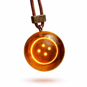 Four-Point Energy Orb Pendant – Handcrafted Glowing Power Amulet