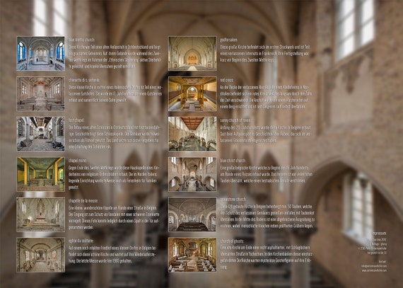 Calendar 15 A3 Lost Churches Fineart By Peter Etsy