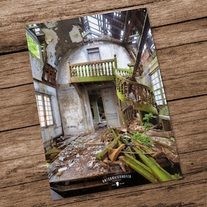 Postkarte No.29 - "vert-de-gris" - DIN A6 Lost Places FineArt by Peter Untermaierhofer