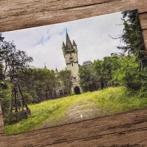 Postkarte No.14 - "deep in the woods" - DIN A6 Lost Places FineArt by Peter Untermaierhofer