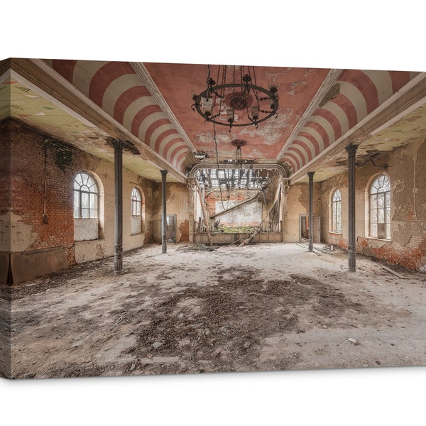 Lost Places canvas 30 x 20 cm "circus halligalli" by Peter Untermaierhofer - Urbex