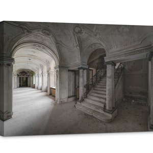Lost Places Canvas 30 x 20 cm &quot;villa grazia&quot; by Peter Untermaierhofer - Urbex