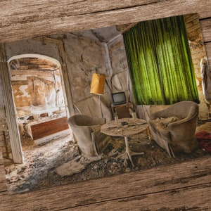 Postkarte No.4 - "hotel decay" - DIN A6 Lost Places FineArt by Peter Untermaierhofer