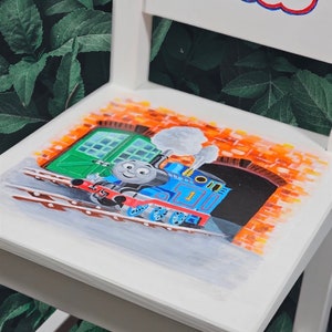Personalised Girl & Boy Chair | Hand-Painted Children Furniture | Unique Christmas, Christening, Birthday Gift Personalized