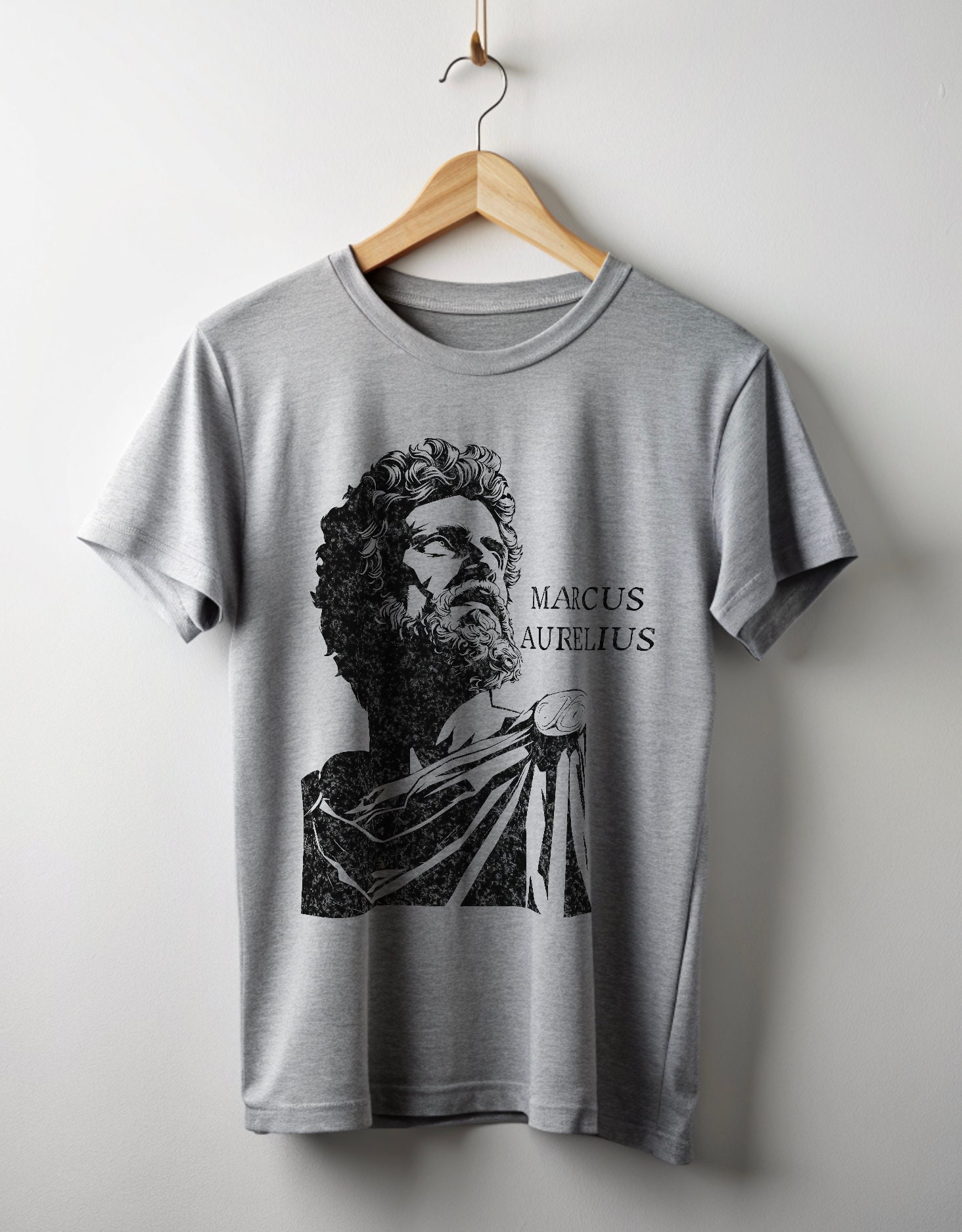 Marcus Aurelius Graphic T-shirt: Stoic Philosophy Design - Etsy