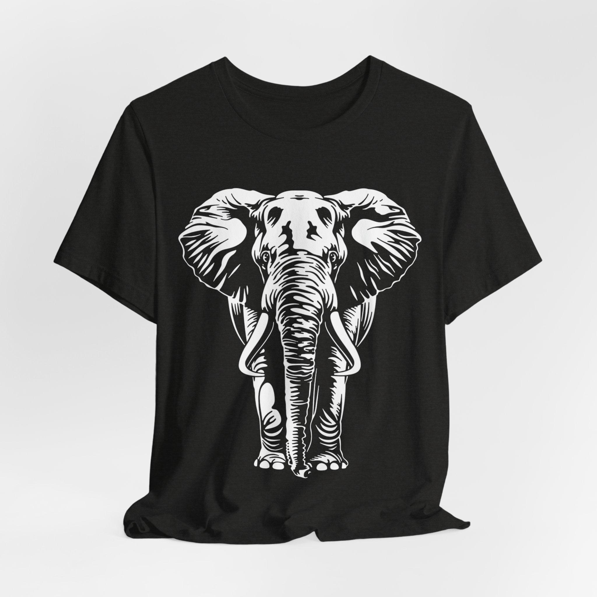 Sｔｅｌｌａ ８８ 　Wild Elephant Tシャツ　スカル　黒　L Elephant Graphic Tee: Bella Canvas Unisex Cotton T-shirt - Etsy