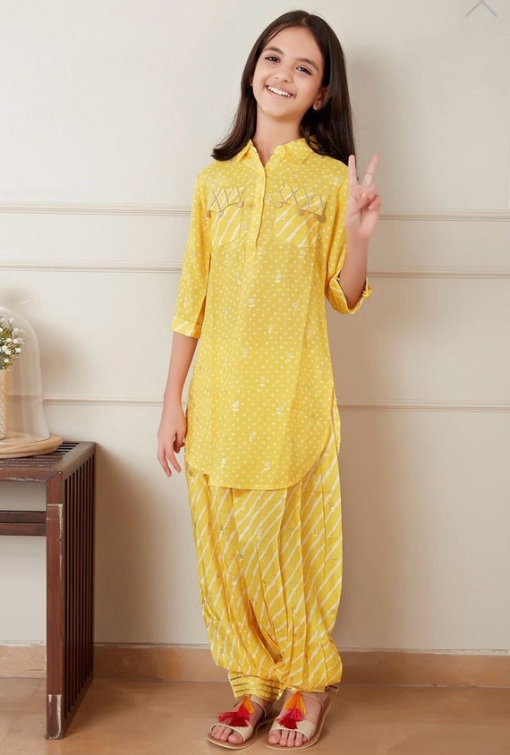 Yellow Designer Party Wear Silk Blend Salwar Suit