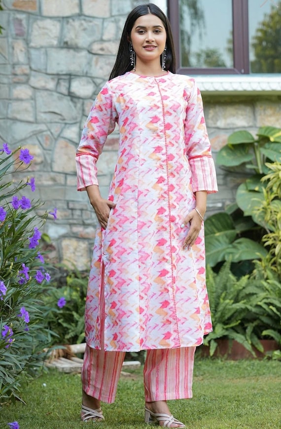 Tunic Dress Long Tunic Dress for Leggings Relaxed Fit Indian Kurta for Women  Kurti Dress for Women Indian Kurti Cotton Kurta 