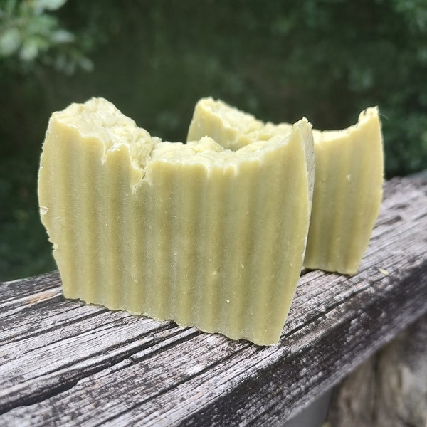 HEALING HEMP Premium Homemade Soap Bar UNSCENTED made with pure hemp oil 4oz